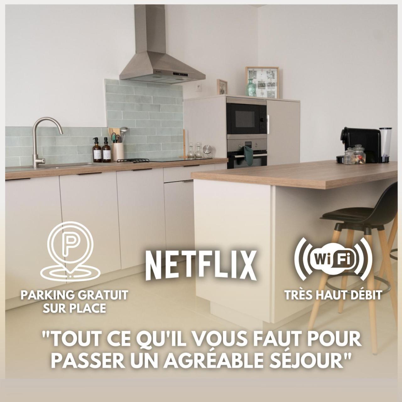 Lou Cabanot - Appartement Lumineux 3 Chambres - Parking Gratuit Béziers Zewnętrze zdjęcie